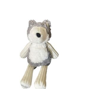 Scentsy Buddy Gray White Homer Husky Dog Plush 16” Stuffed Animal